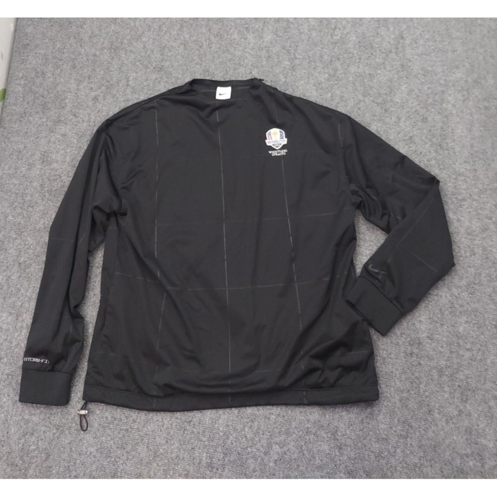 Nike Storm Fit Ryder Cup 2020 Anorak Jacket Large Shoulder Zip Whistling Straits